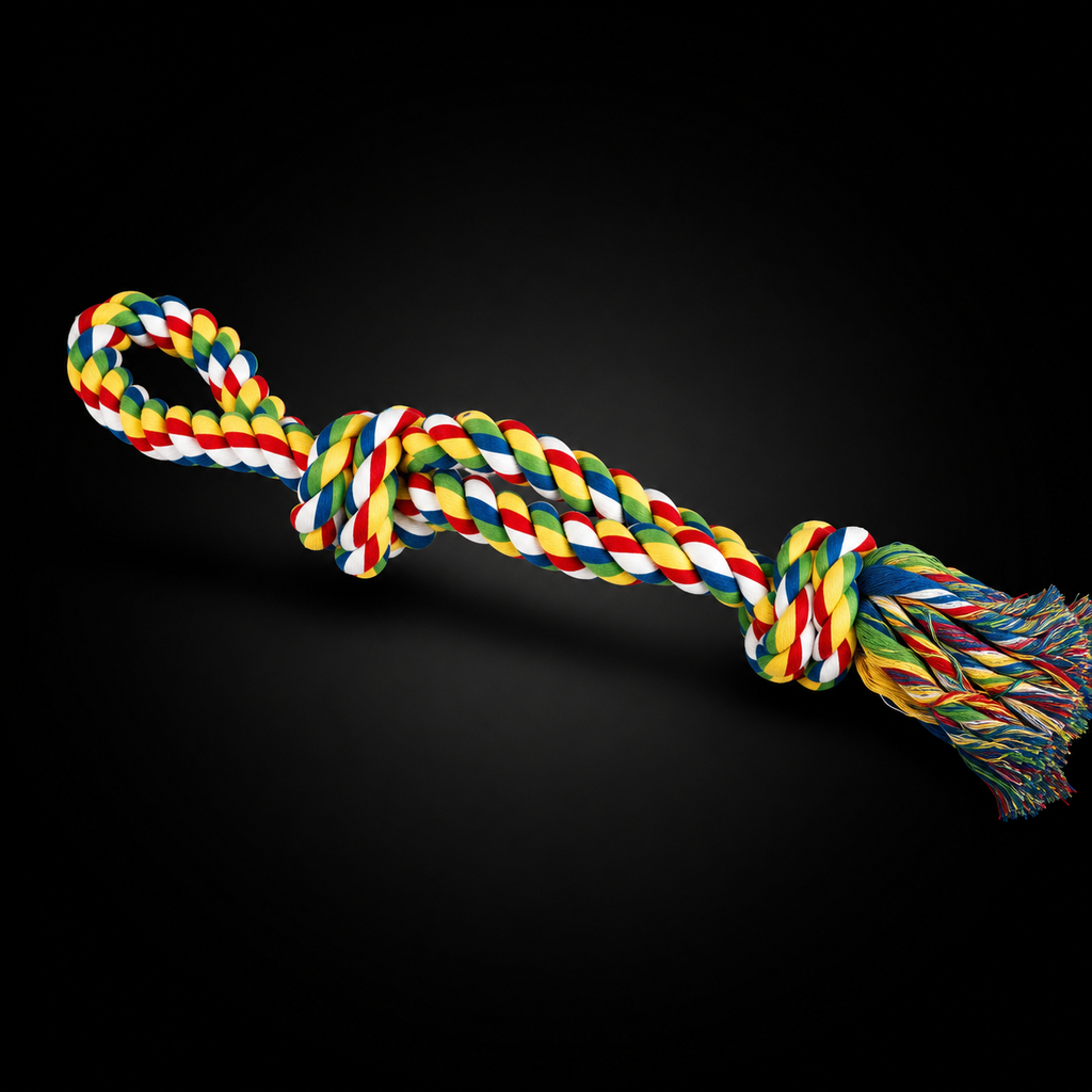 Gor Tugs Double Knot Tug 76cm on MajorPaw black studio background