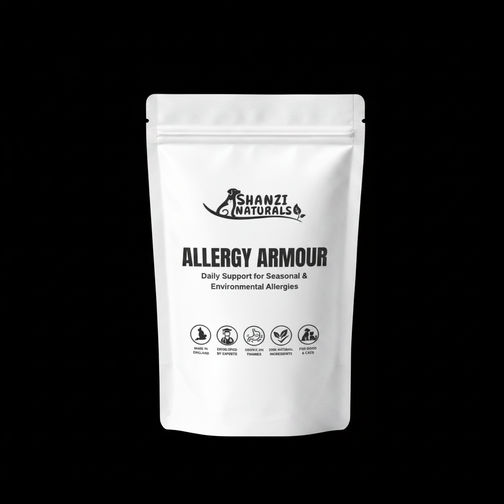 Allergy Armour for Large Dogs on black background