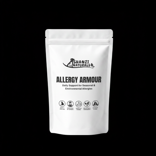 Allergy Armour for Large Dogs on black background