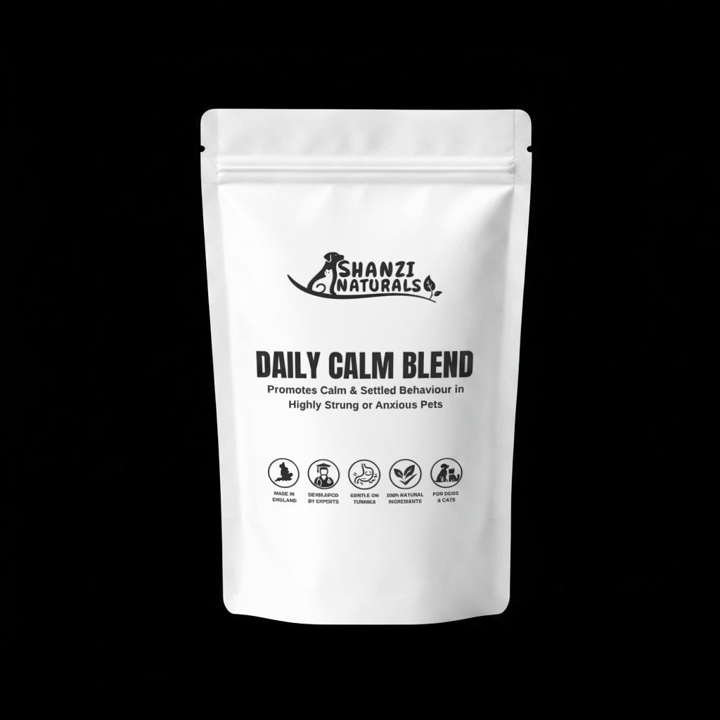 Daily Calm Blend for Large Dogs on black background