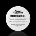 Magic Silver Gel for Large Dogs on black background
