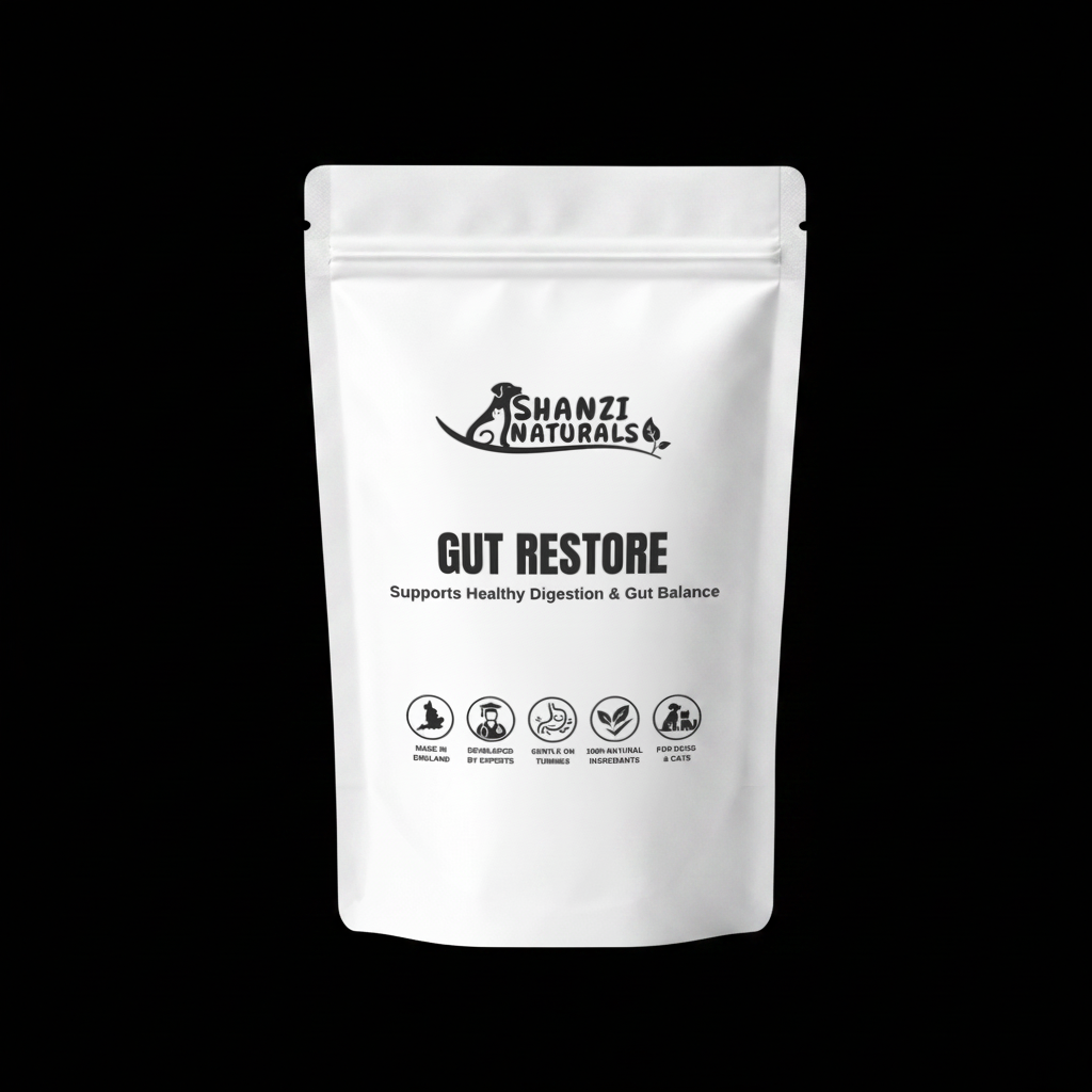 Gut Restore for Large Dogs on black background