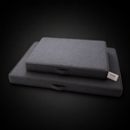 Memory Foam Sleeper Large on MajorPaw black studio background