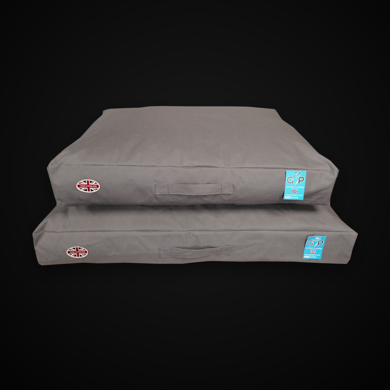 Outdoor Sleeper Large - Grey on MajorPaw black studio background