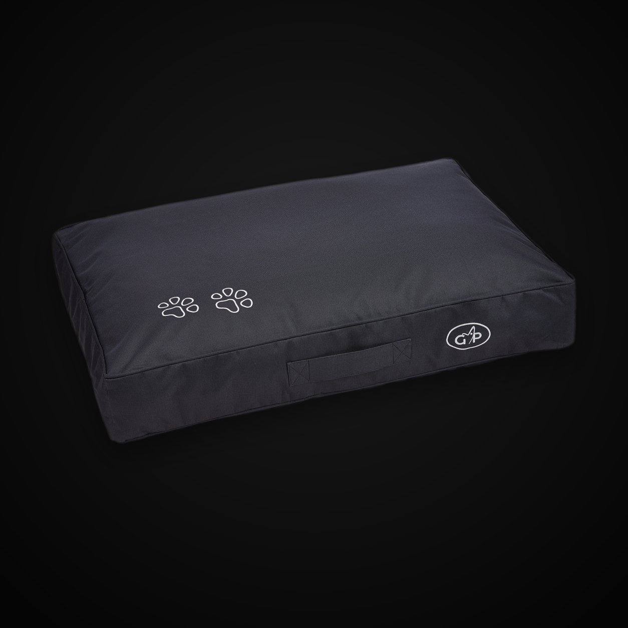 Outdoor Sleeper Large - Navy on MajorPaw black studio background